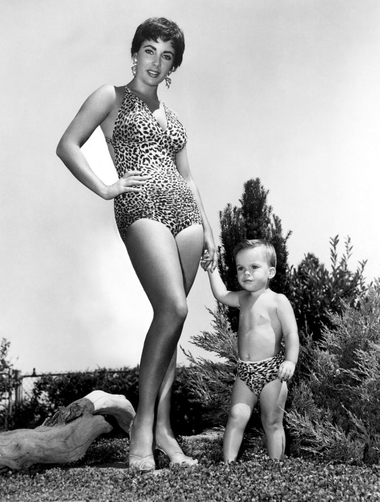Elizabeth Taylor Leopard Swimsuit