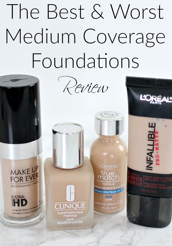 The Best & Worst Medium Coverage Foundations Review