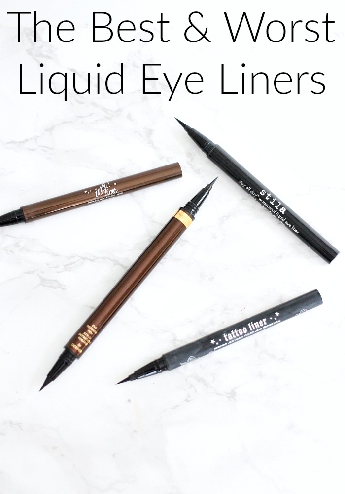 The Best & Worst Liquid Eye Liners