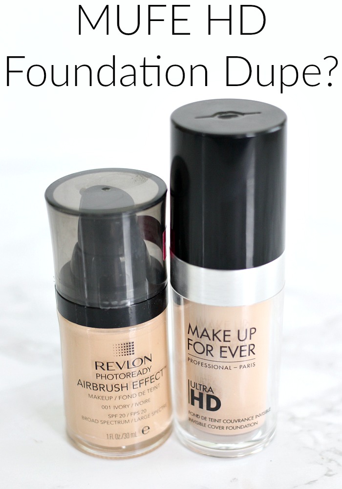 MUFE HD Foundation Dupe? Revlon Airbrush Effect Foundation Review