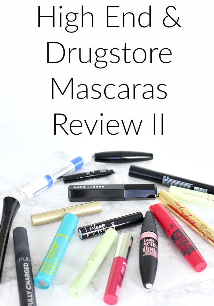 High End & Drugstore Mascaras Review II