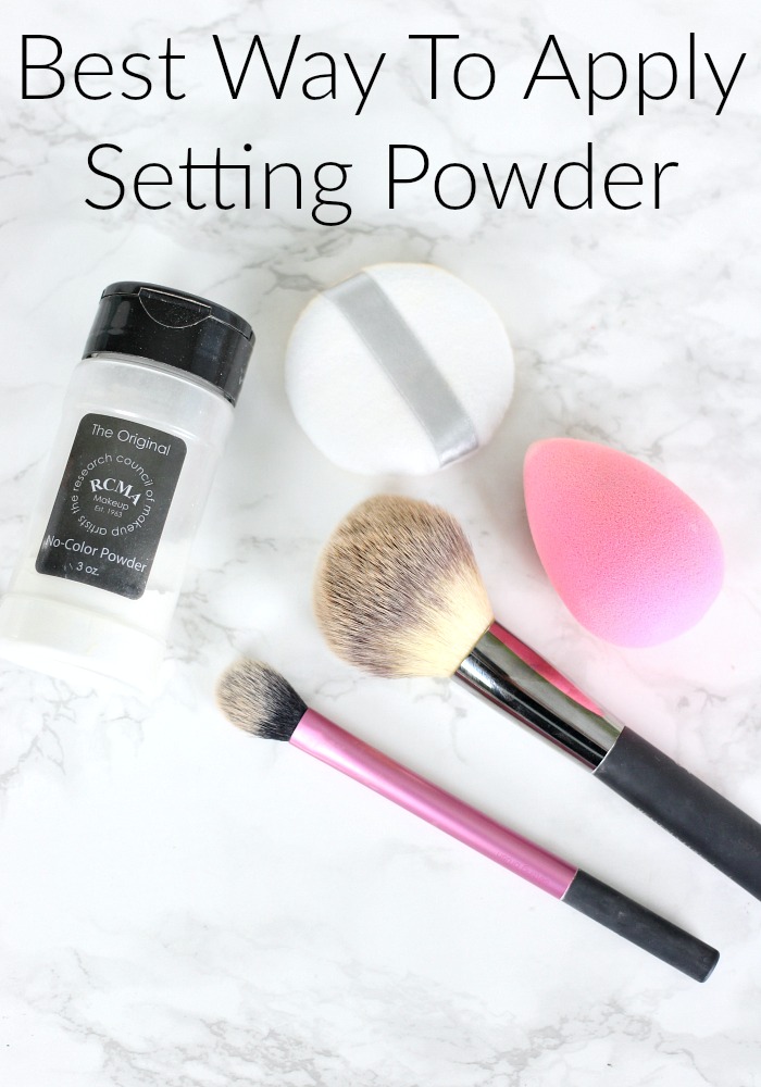 setting powder puff