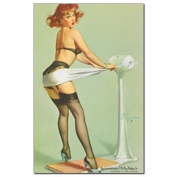 Exercise Pin Up Girl