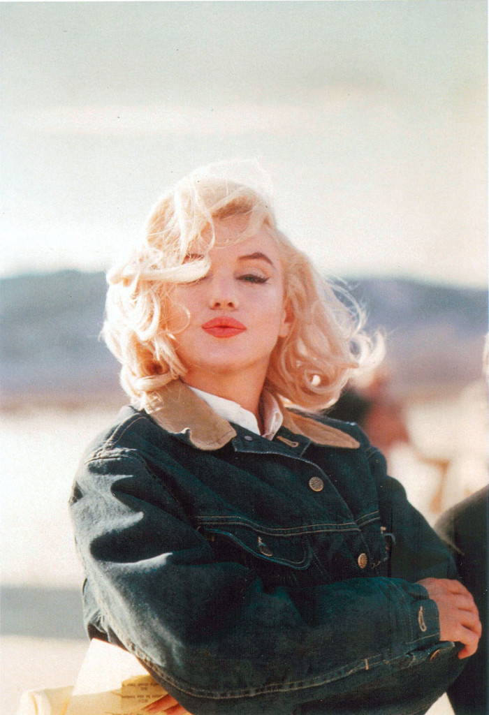 Marilyn Monroe Denim Outdoors Woods Camping Fashion Inspiration