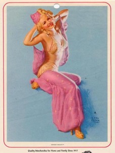 Belly Dancing Pin Up