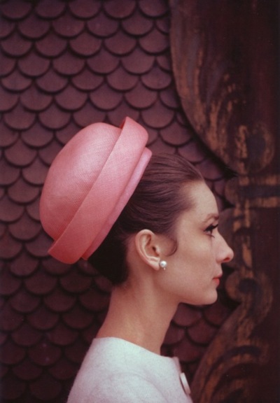 Audrey Hepburn Pink Hat