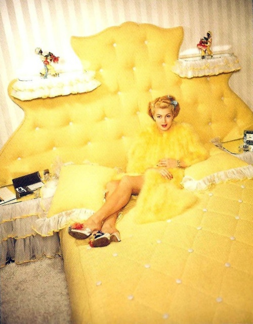 Lana Turner Yellow Bedroom