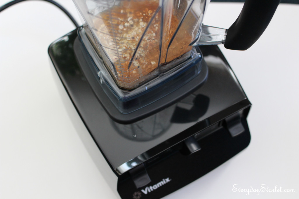 Wheat Free, Dairy Free, Protein Chocolate Chip Pancakes in Vitamix Blender