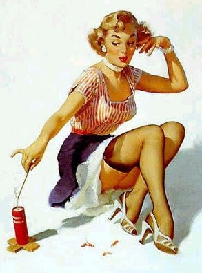 4th of July Gil Elvgren Pin Up
