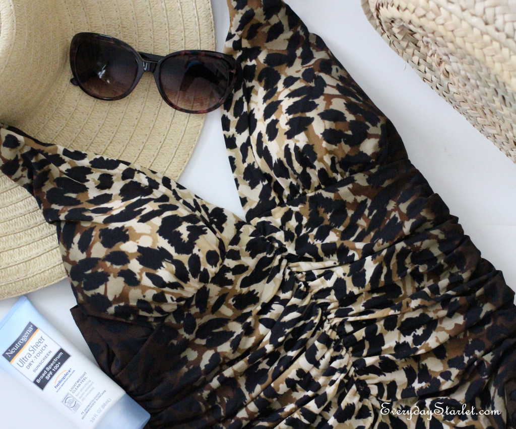 Leopard Miraclesuit Swimsuit Inspired by Elizabeth Taylor