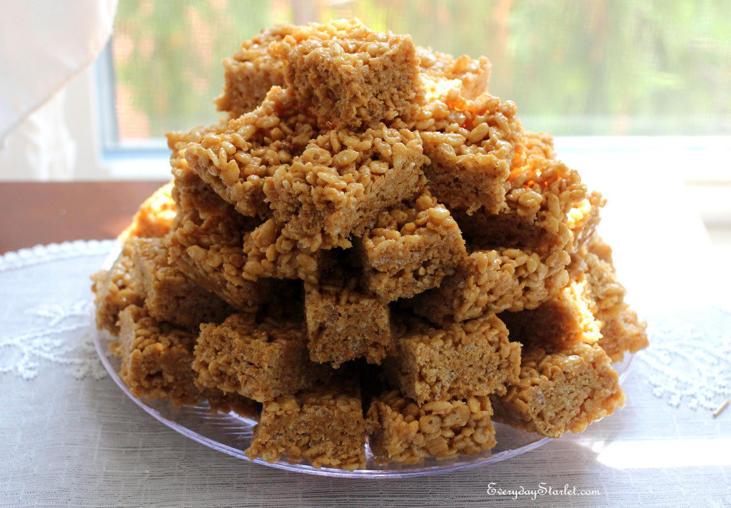 Peanut Butter Rice Krispie Treats Gluten Free Vegan without Marshmallow