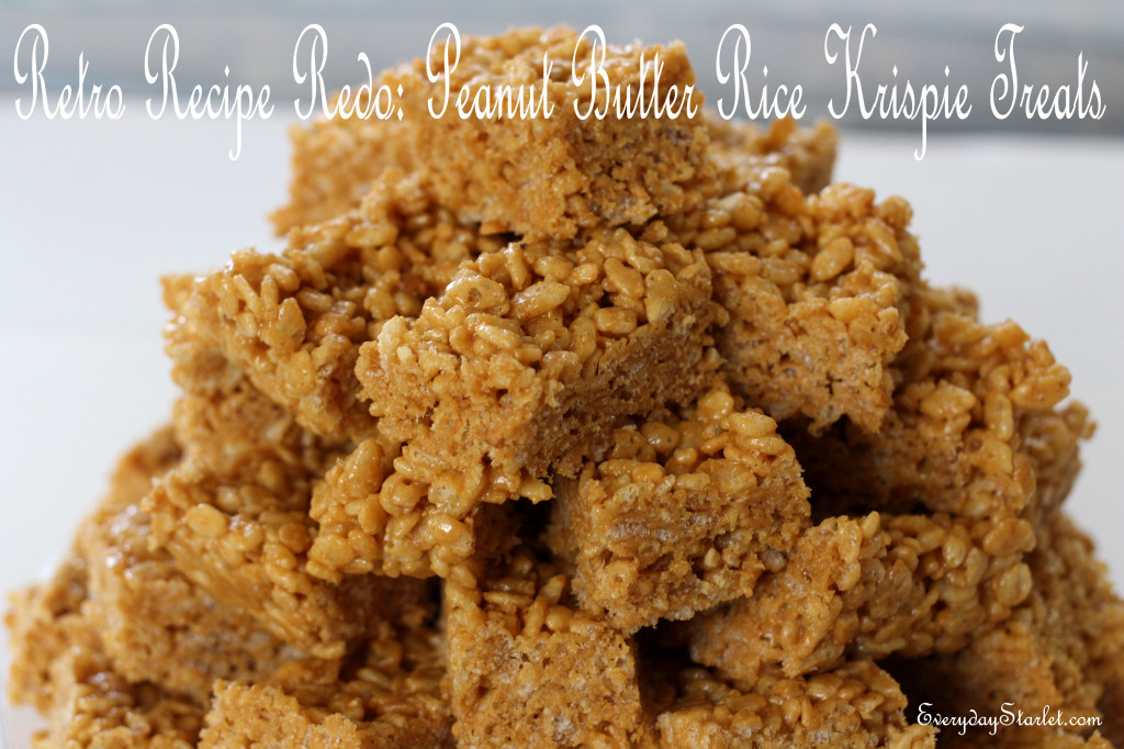 Marshmallowless Vegan Gluten Free Peanut Butter Rice Krispie Treats