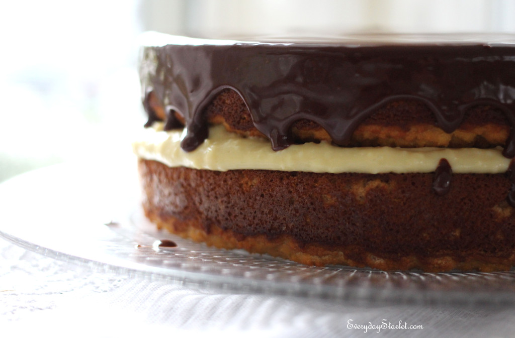 Gluten Free Dairy Free Boston Cream Pie