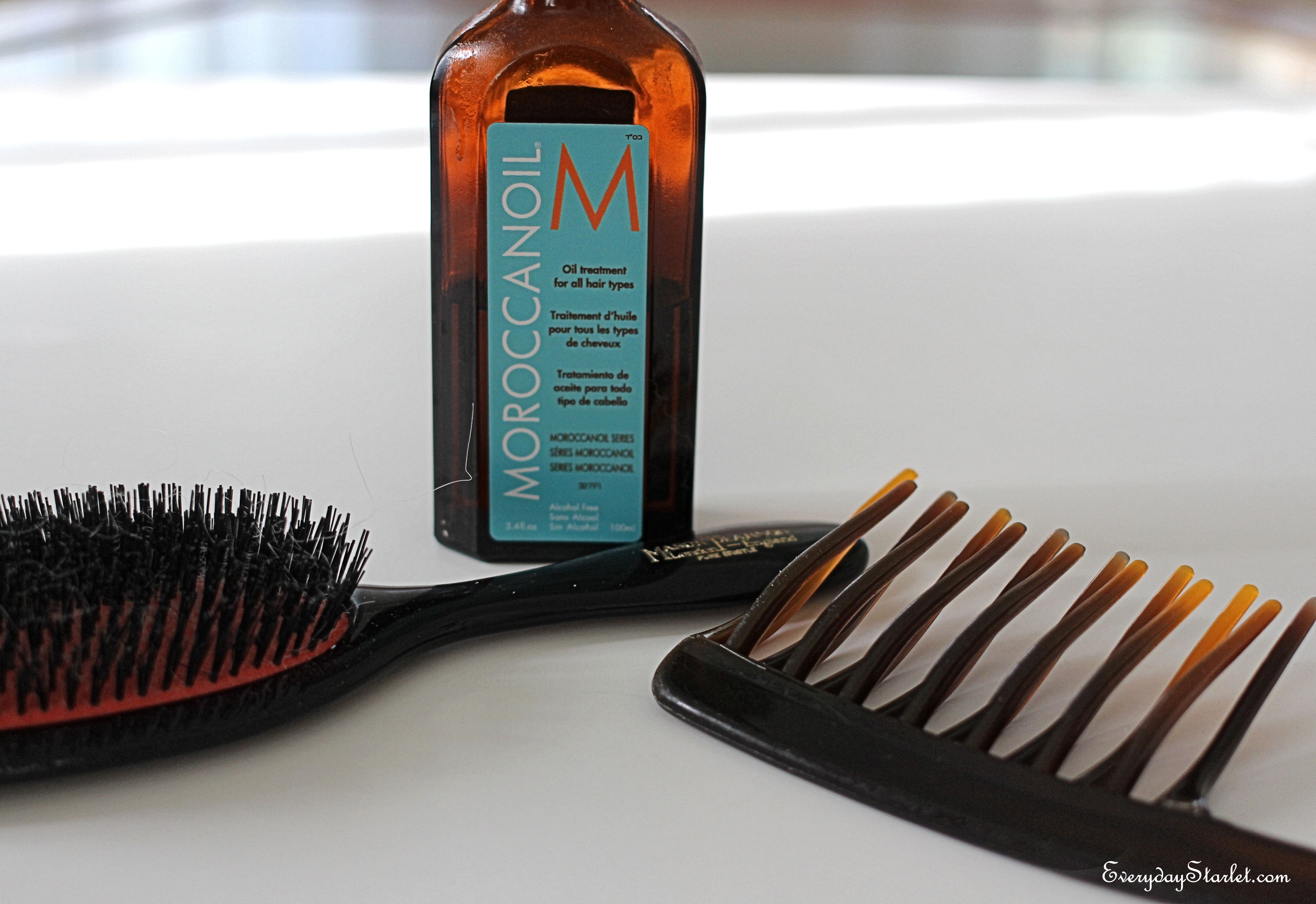 Hair care Moroccan Oil, Mason Pearson brush