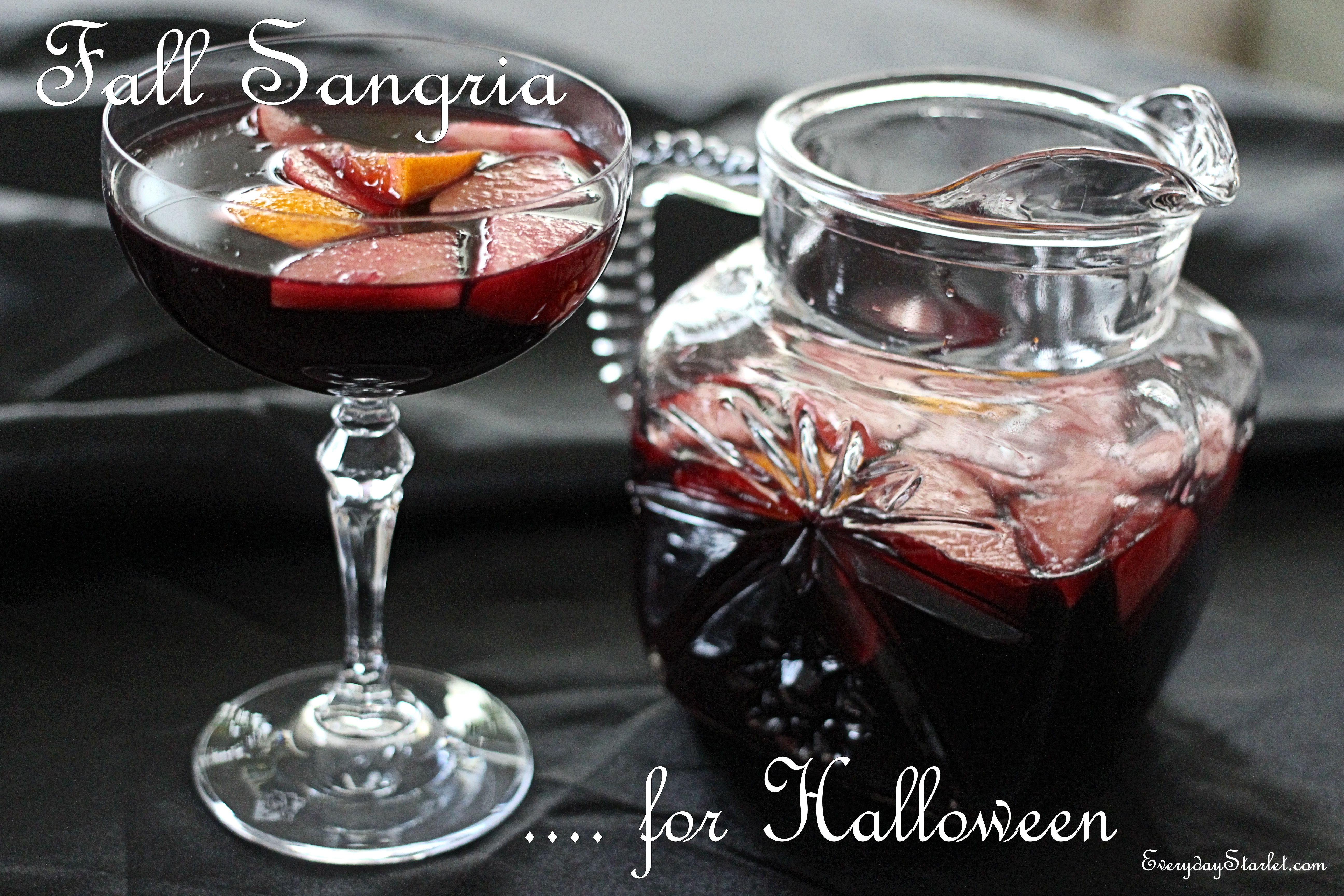 Fall Sangria for Halloween