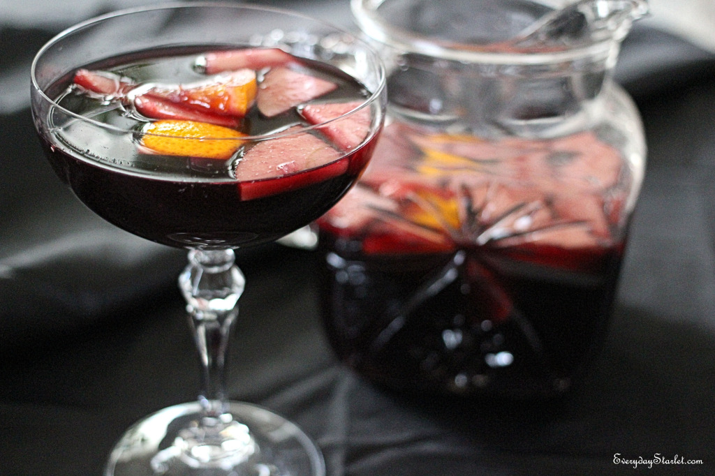 Basic Sangria recipe for Fall and Halloween