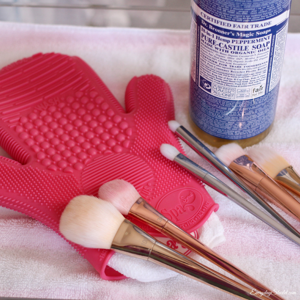 How to clean makeup brushes