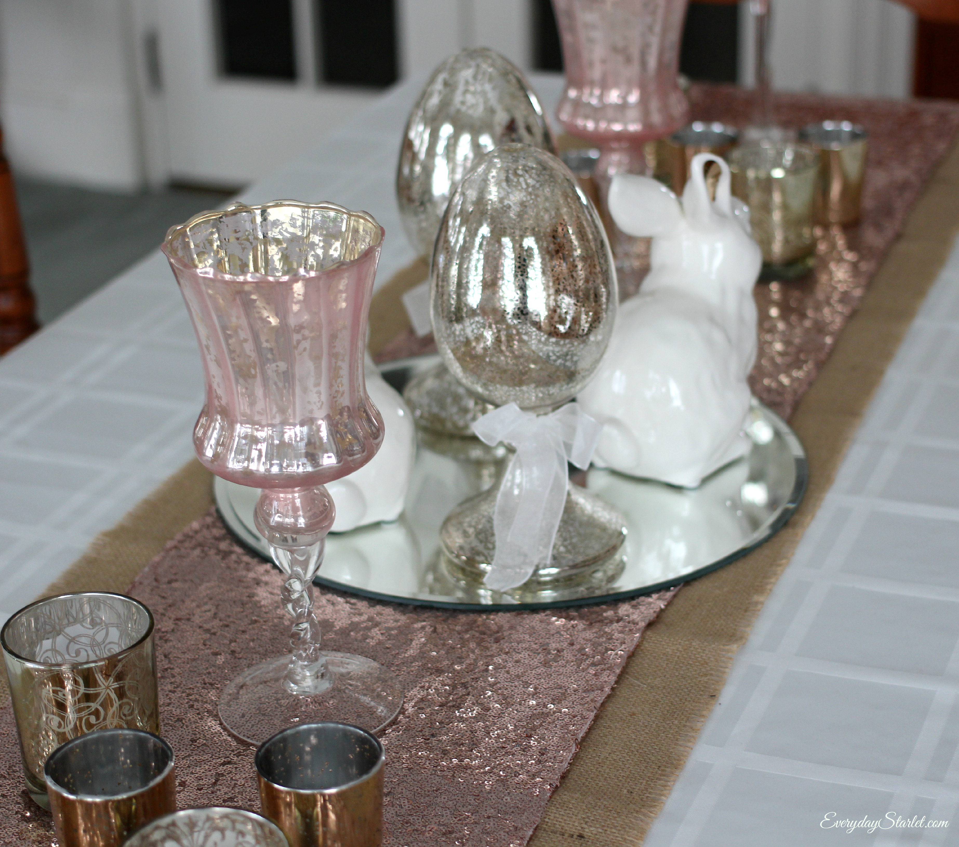 Glamorous Easter Tablescape