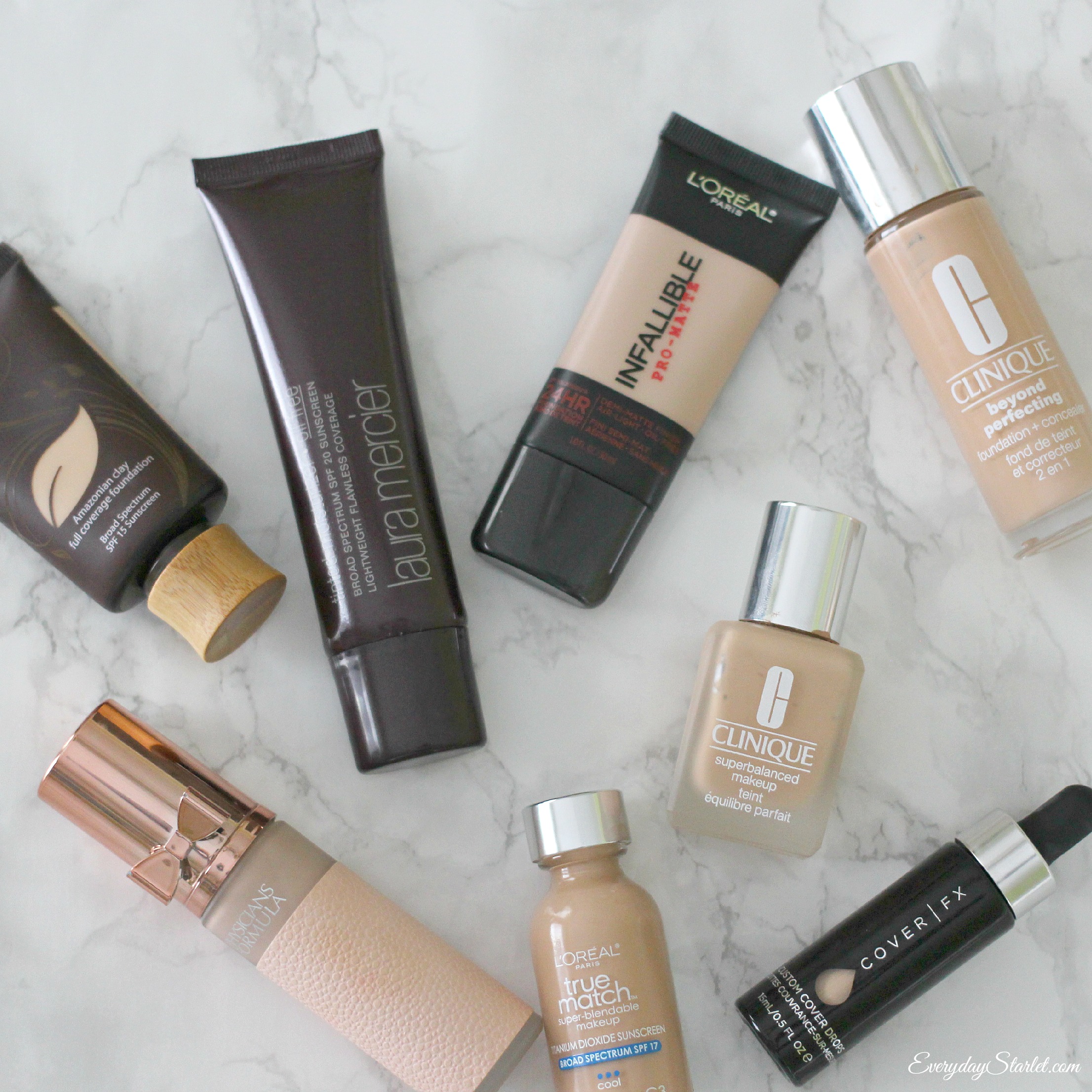 Basic Foundation & Primer Wardrobe… a different kind of Makeup Collection Video
