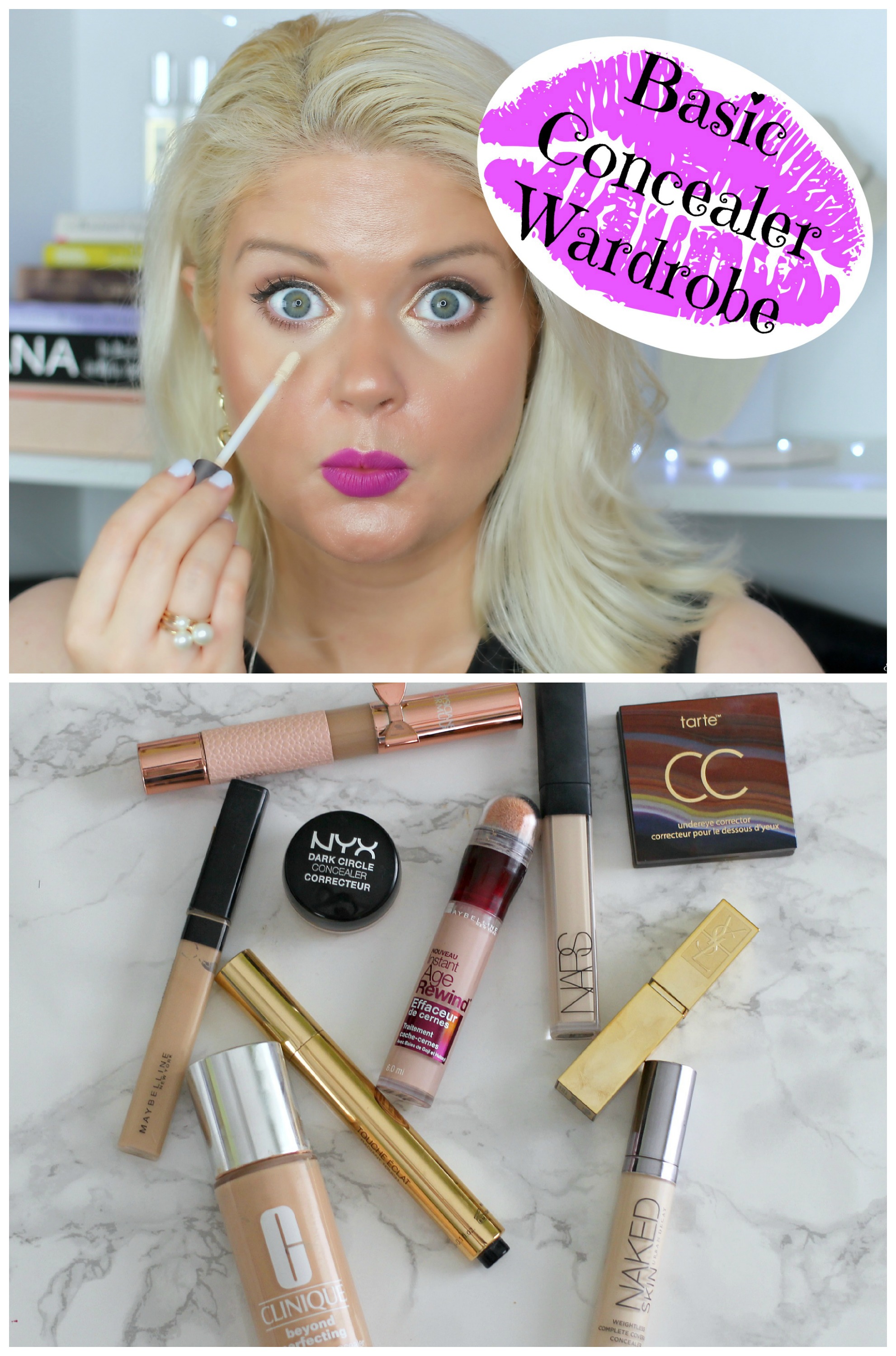 Basic Concealer Wardrobe… a different kind of Makeup Collection Video