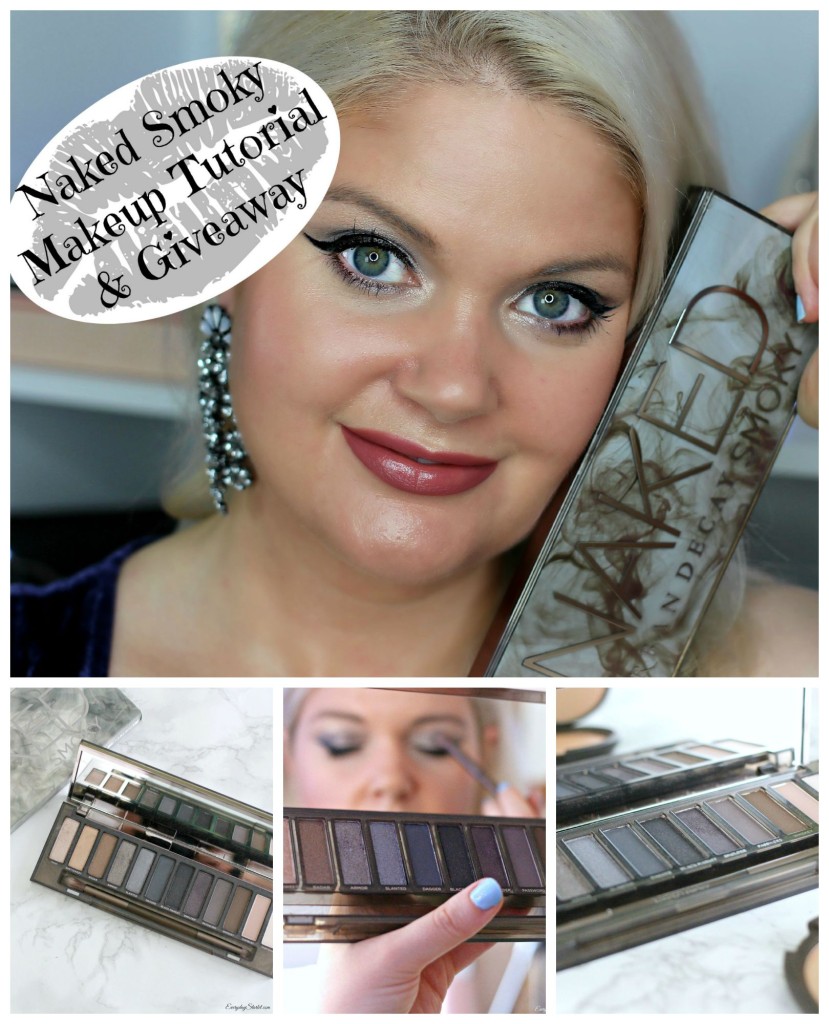 Urban Decay Naked Smoky Palette Makeup Tutorial & Giveaway