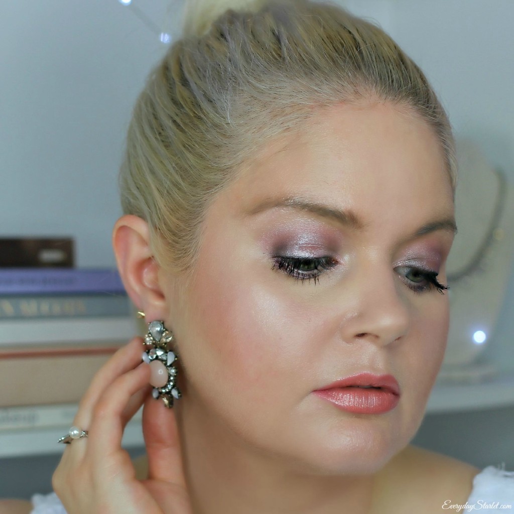 Drugstore Glam Pink Blushed Nudes Makeup Tutorial