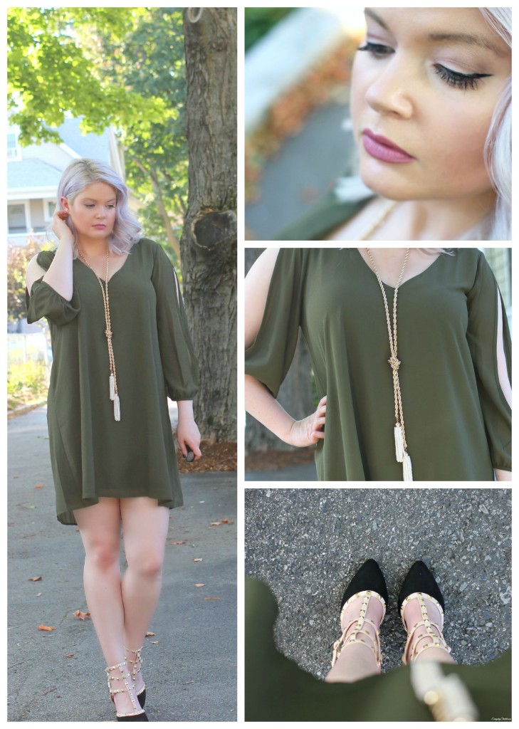 Green Dress Collage