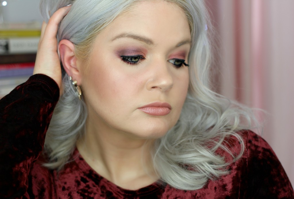 Cranberry Holiday Makeup Look - EverydayStarlet.com @SarahBlodgett