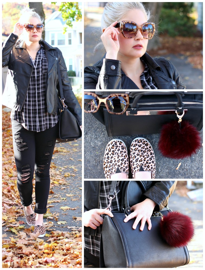 Mixing Prints: Leopard & Plaid - EverydayStarlet.com @SarahBlodgett