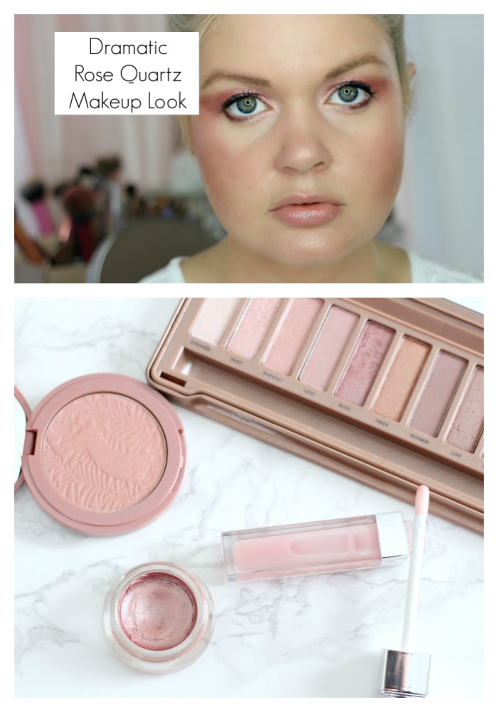 Spring Trends 2016: Dramatic Rose Quartz Makeup Look with Pantone Color of the Year