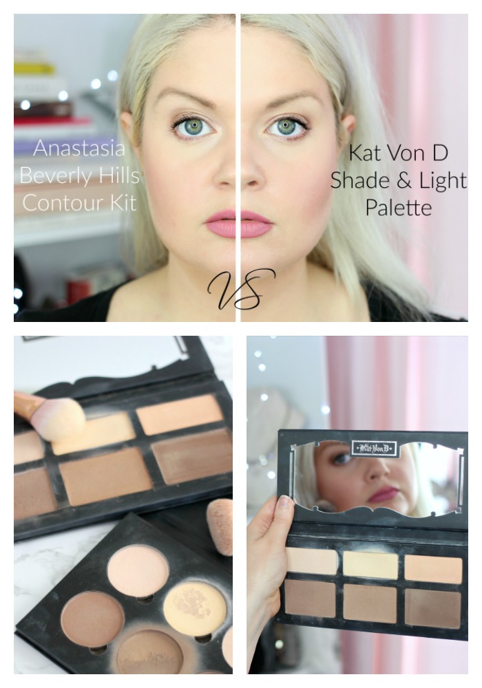 Contour Palette Review: Anastasia Beverly Hills Contour Kit vs Kat Von D Shade & Light - EverydayStarlet.com