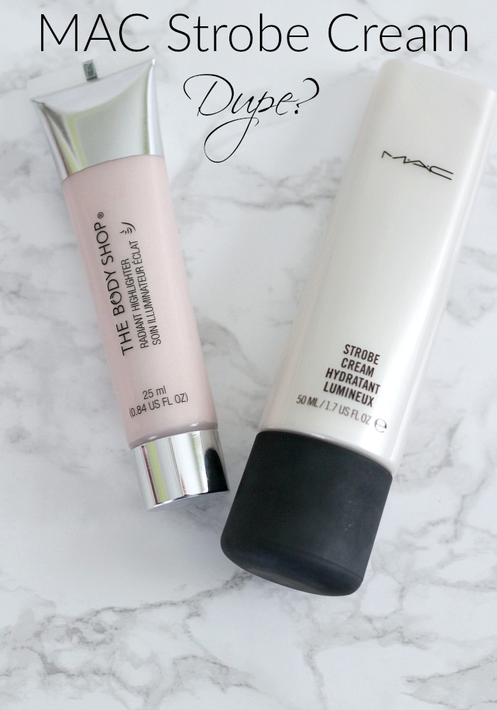 Mac Strobe Cream Dupe? The Body Shop Radiant Highlighter for Strobing