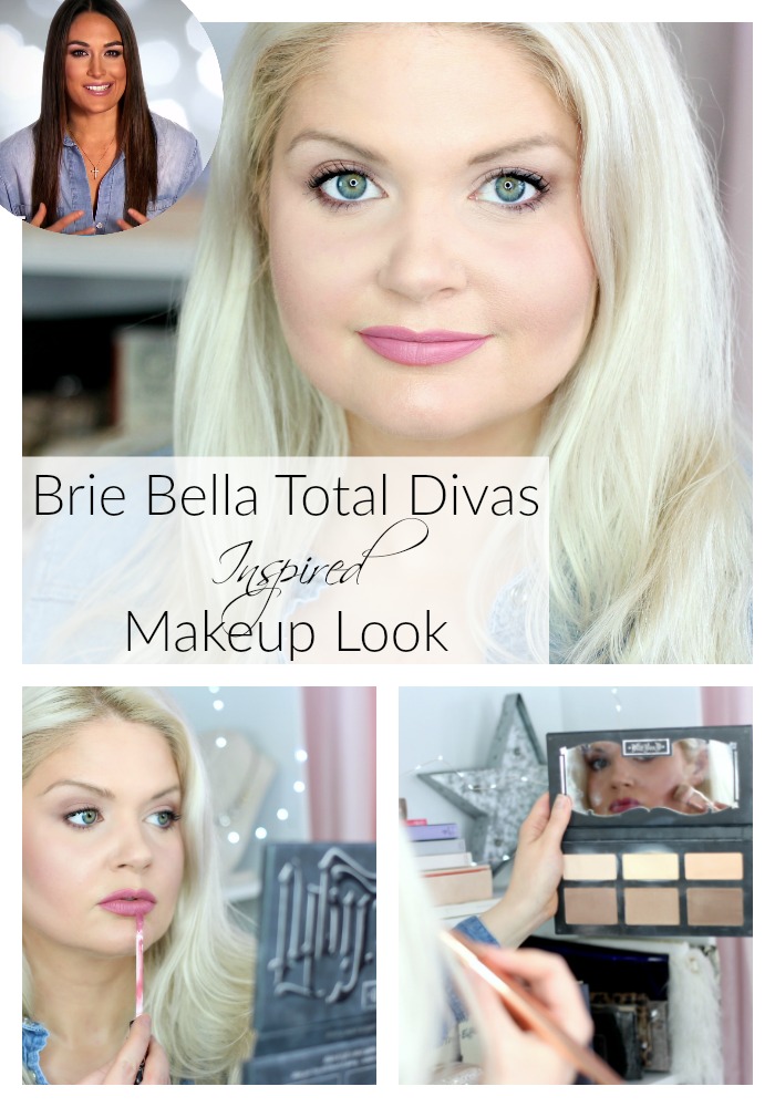 Brie Bella Total Divas Inspired Makeup Look using mostly Kat Von D Beauty vegan, cruelty free makeup for an everyday glam look