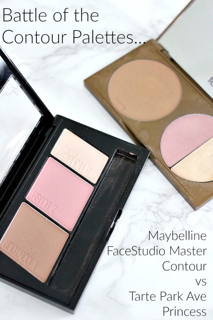 Contour Palettes Review | Maybelline FaceStudio Master Contour vs Tarte Park Ave Princess