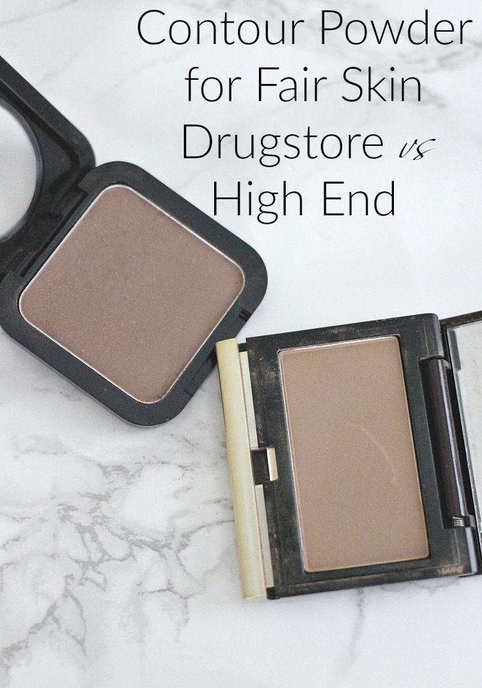 Contour Powder for Fair Skin, Drugstore vs High End, NYX HD Blush in Taupe, Kevyn Aucoin Sculpting Powder in Light, review