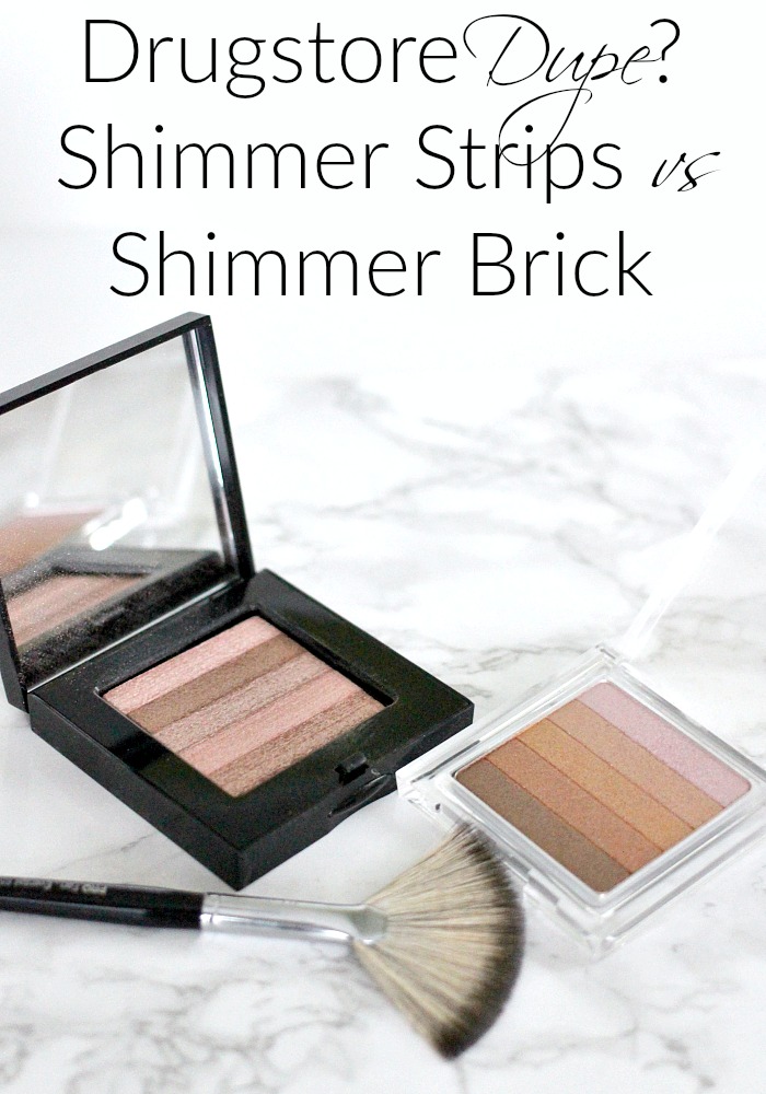 Drugstore Dupe? Physicians Formula Shimmer Strips vs Bobbi Brown Shimmer Brick Review