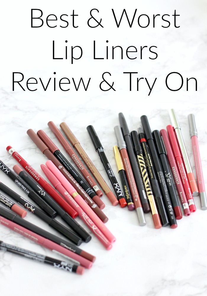 Best & Worst Lip Liners Review & Try On | Drugstore & High End