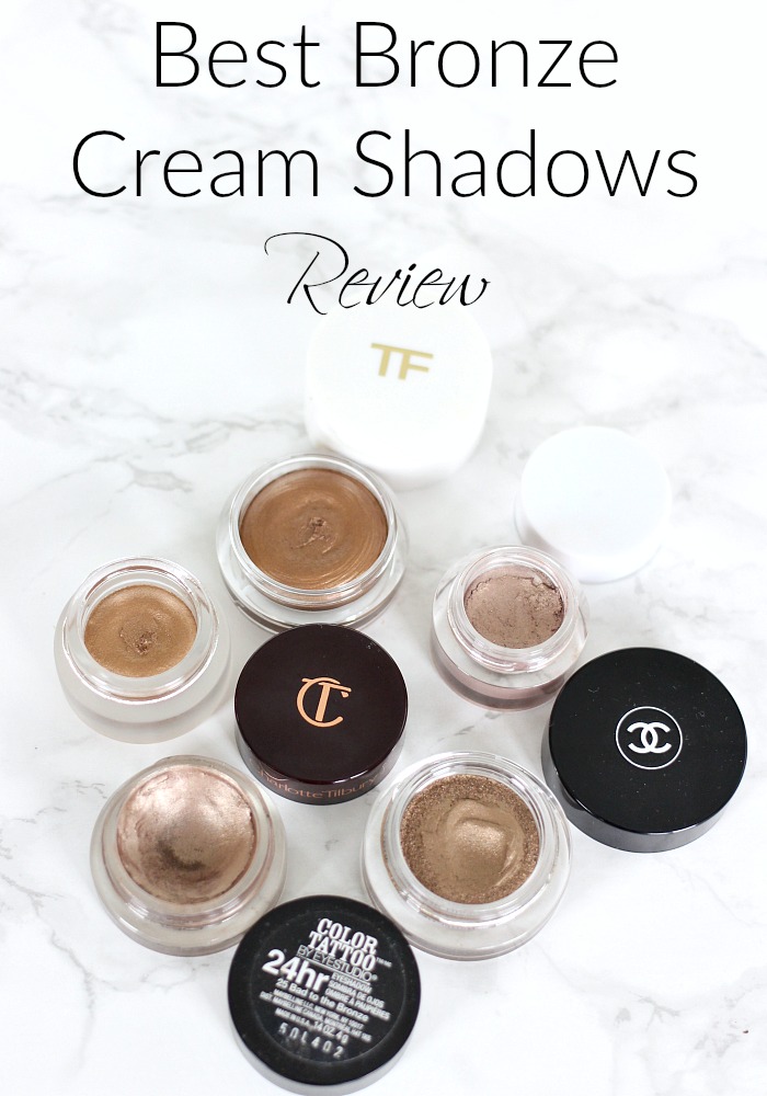 Best Bronze Cream Eyeshadows Review | Maybelline, Tom Ford, Charlotte Tilbury, Chanel, Elf