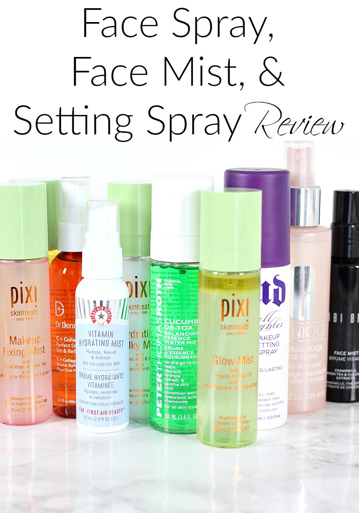 Face Spray, Face Mist, & Setting Spray Review | Pixi, First Aid Beauty, & More!