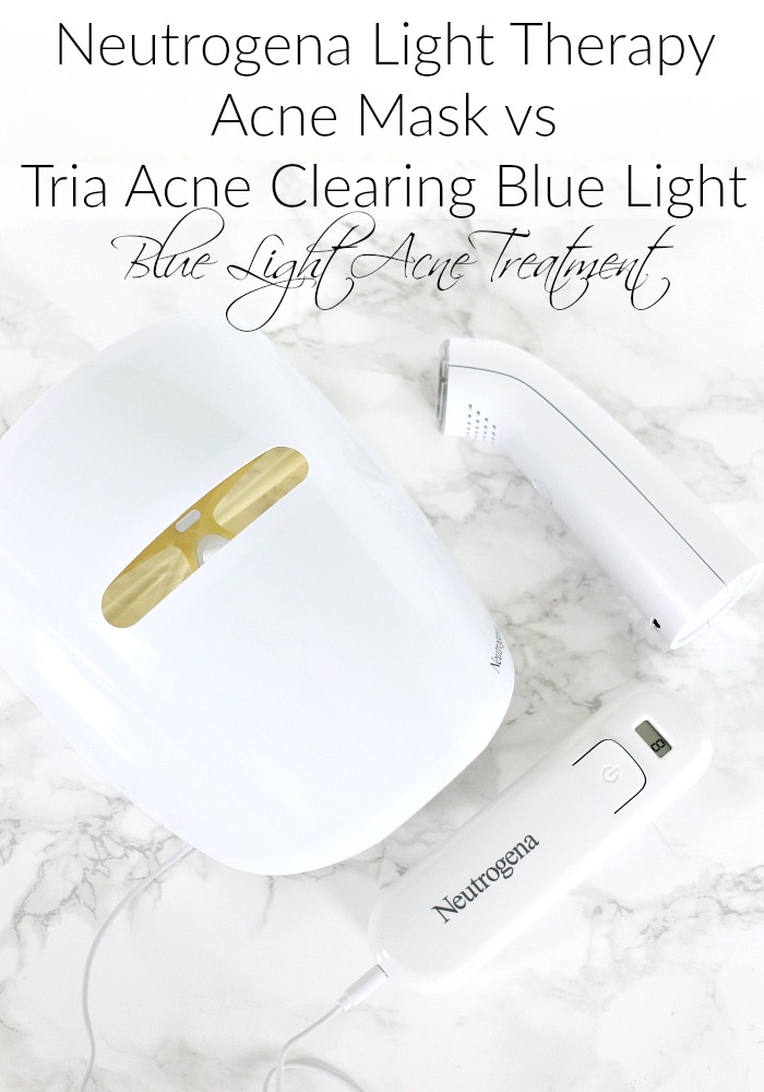 Neutrogena Light Therapy Acne Mask vs Tria Acne Clearing Blue Light | Blue Light Acne Treatment