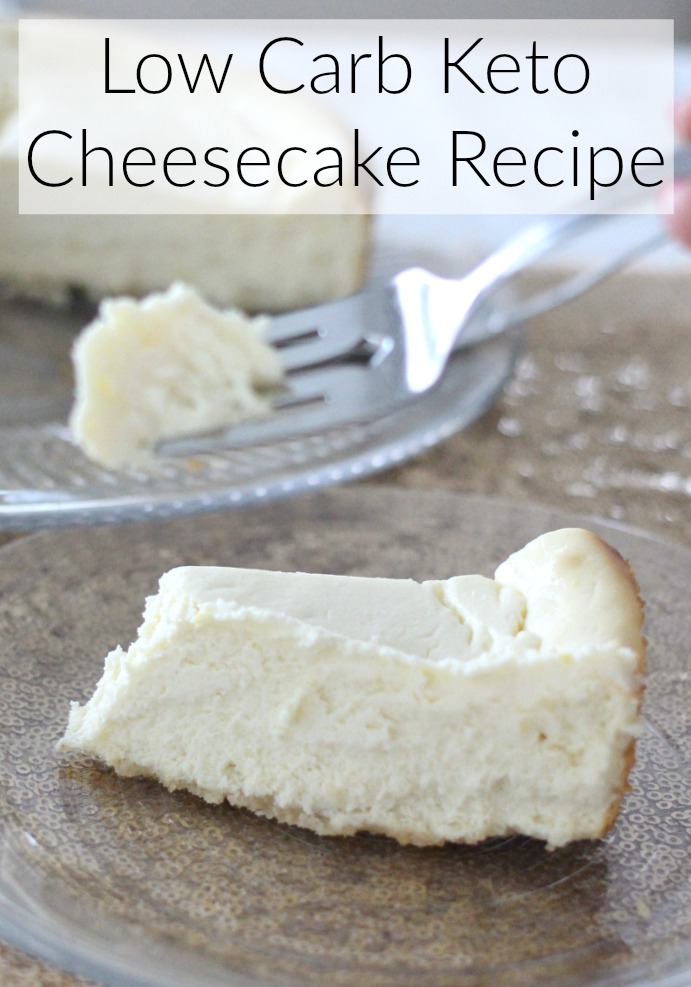 Low Carb Keto Cheesecake Recipe with Swerve, cheesecake pinup