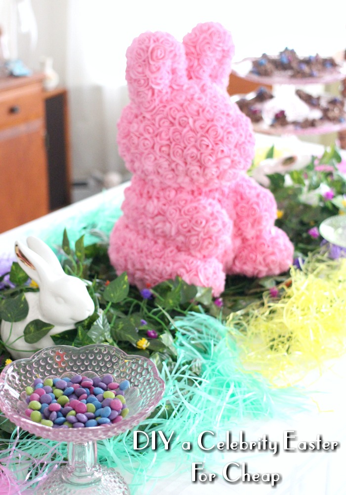 how to diy a celebrity easter, how to diy a celebrity easter for cheap, kardashian easter table on a budget, kardashian easter table, kardashian style on a budget, how to diy a celebrity, kardashian easter, kardashian easter party, decorate with me easter, decorate with me easter 2020, spring decorate with me 2020, rose bunny, Amber Scholl, Amber Scholl Inspired, Amber Scholl DIY, Everyday Starlet, Sarah Blodgett,