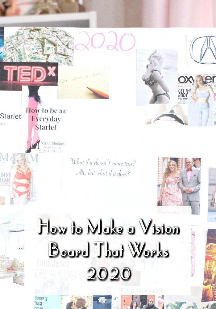 How to Make a Vision Board That Works 2020 | Inspired by the Amber Scholl Dream Board 2020