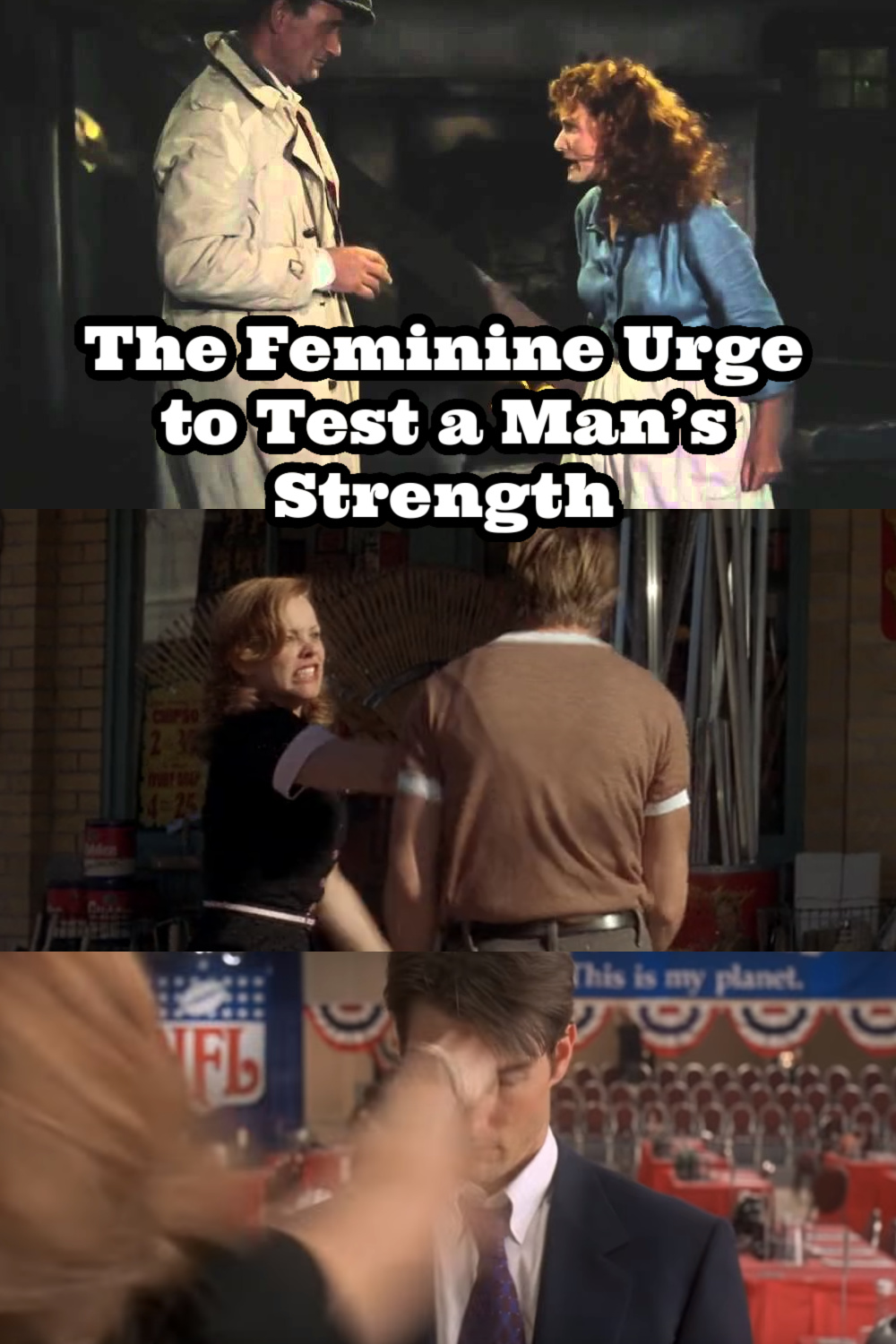 Feminine Urge to Test a Man’s Strength | Feminine Testing | Dark Feminine | Female Rage in Movies