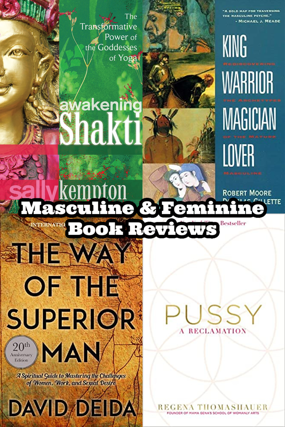 Feminine & Masculine Energy Book Reviews | David Deida, King Warrior Magician Lover, & More!